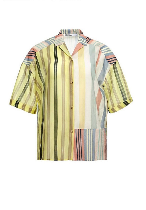 Блузка-рубашка в полоску «Таганка»
